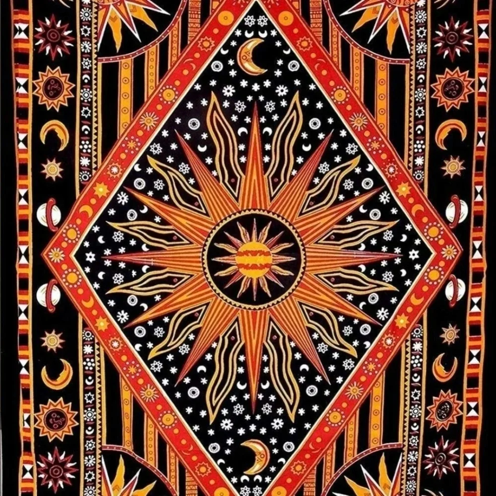 Sun, moon, stars wall tapestry NIB 😍
